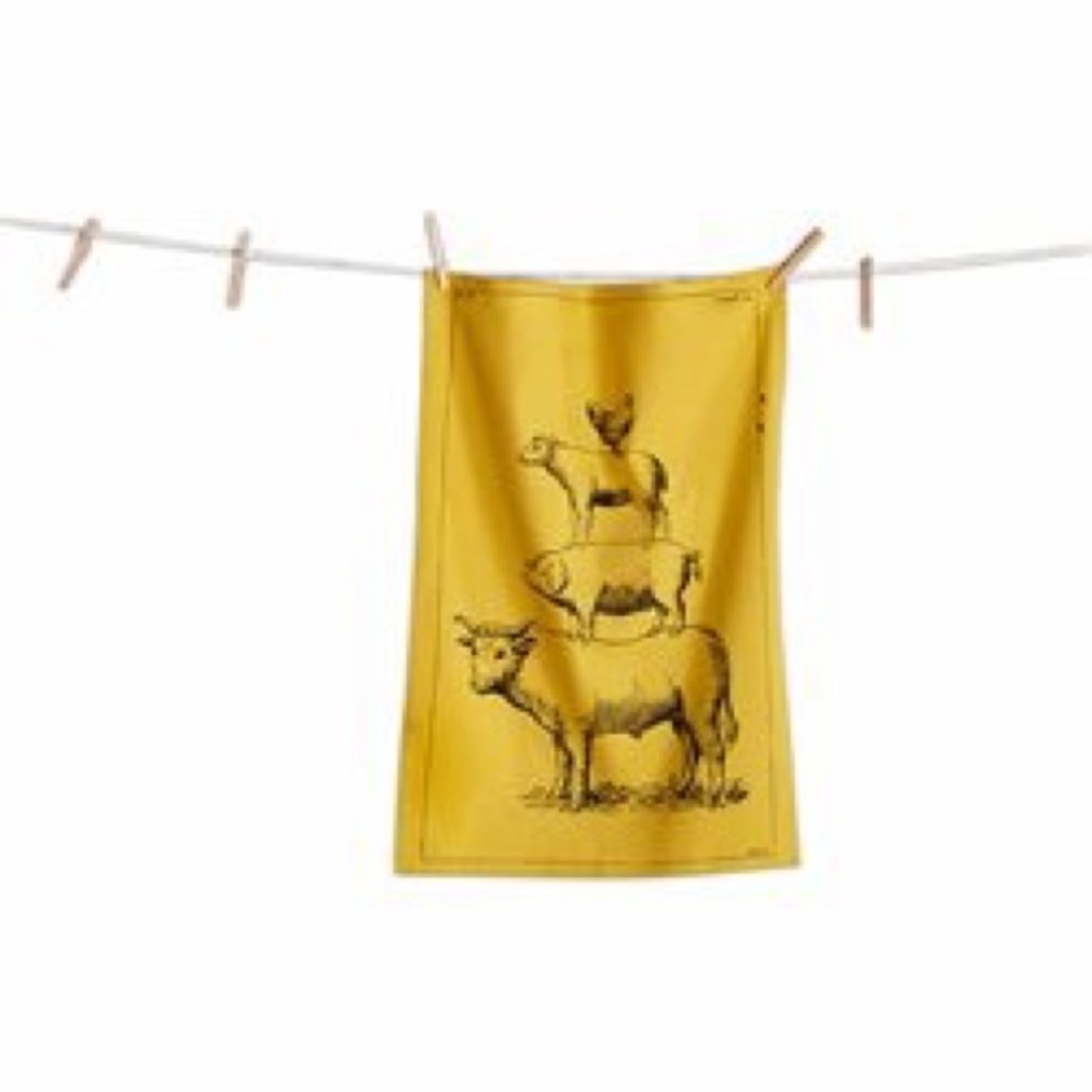 New Farm Animals Dishtowel